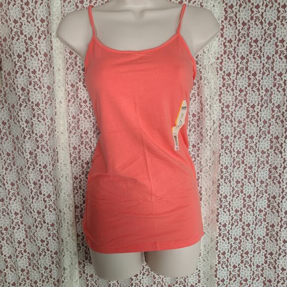 NWT No boundaries orange pink spaghetti strap tank top size medium - Picture 1 of 6